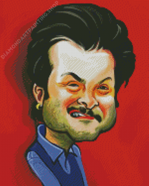 Anil Kapoor Caricature Diamond Painting