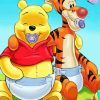 Baby Winnie The Pooh And Tigger Diamond Painting