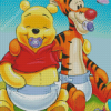 Baby Winnie The Pooh And Tigger Diamond Painting