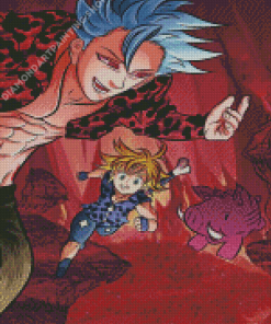 Ban And Meliodas Nanatsu No Taizai Diamond Painting