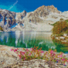 Beautiful Midnight Lake Landscape Diamond Painting