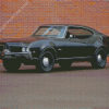 Black 1969 Oldsmobile Diamond Painting