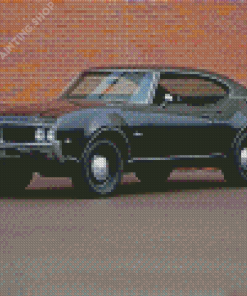 Black 1969 Oldsmobile Diamond Painting