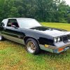 Black Oldsmobile 442 Diamond Painting