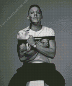 Black And White Theo Rossi Diamond painting