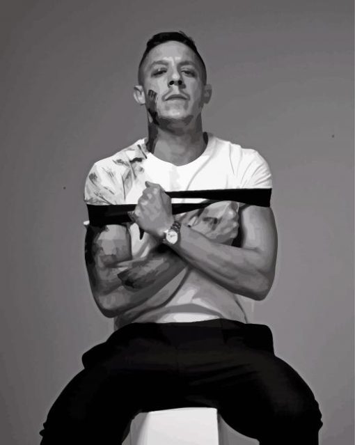 Black And White Theo Rossi Diamond painting