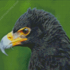 Black Eagle Head Diamond Painting