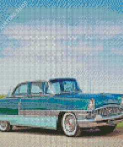 Blue Green Packard Kit Car Diamond Painting