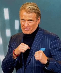 Classy Dolph Lundgren Diamond Painting