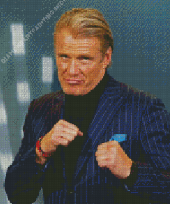 Classy Dolph Lundgren Diamond Painting