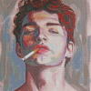 Cool Man With Cigarette Diamond Painting