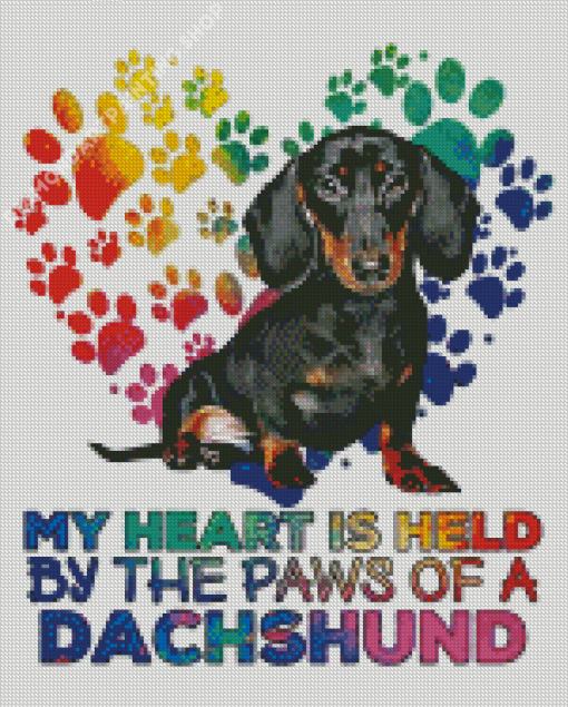 Cute Dog Quote Diamond Painting