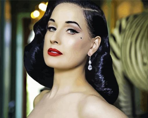 Dita Von Teese Diamond Painting