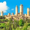 San Gimignano Towers Diamond Painting