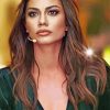 The Beautiful Actress Demet Ozdemir Diamond Painting