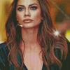 The Beautiful Actress Demet Ozdemir Diamond Painting