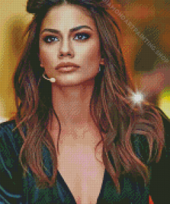 The Beautiful Actress Demet Ozdemir Diamond Painting