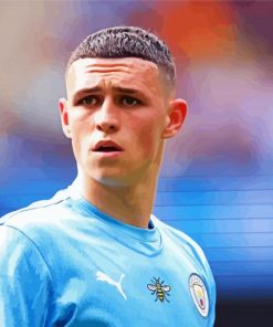 The Footballer Phil Foden Diamond Painting