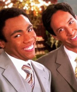 Troy And Abed Community Tv Show Diamond Painting