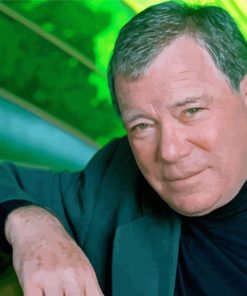 William Shatner Canadian Actor Diamond Painting