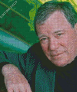 William Shatner Canadian Actor Diamond Painting