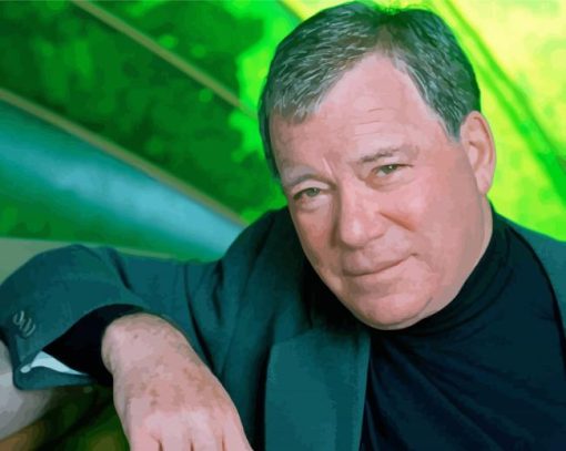 William Shatner Canadian Actor Diamond Painting