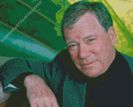 William Shatner Canadian Actor Diamond Painting