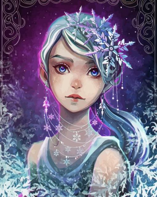 Anime Frost Princess Diamond Painting