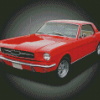 Aesthetic Red Mustang Diamond Painting