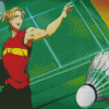 Anime Badminton Player Diamond Painting