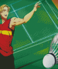 Anime Badminton Player Diamond Painting