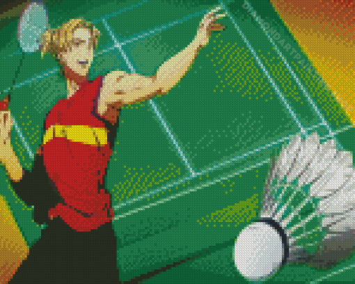 Anime Badminton Player Diamond Painting