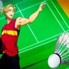 Anime Badminton Player Diamond Painting