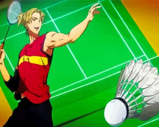 Anime Badminton Player Diamond Painting