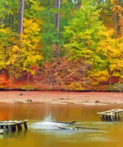 Arkansas Lake Catherine Diamond Painting