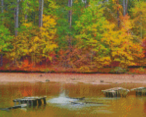 Arkansas Lake Catherine Diamond Painting