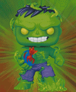 Baby Hulk Cartoon Diamond Painting