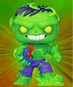 Baby Hulk Cartoon Diamond Painting