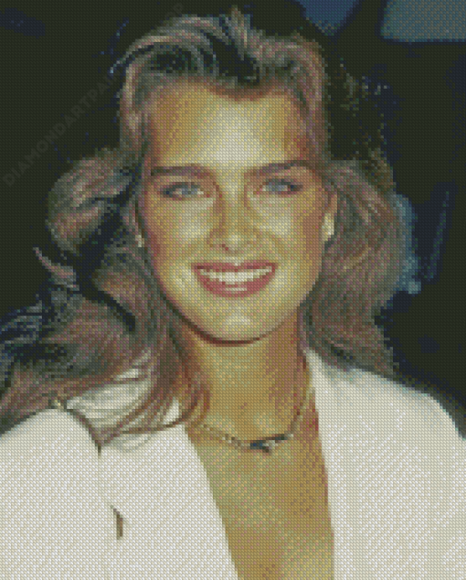 Beautiful Actress Brooke Shields Diamond Painting