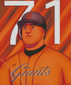 Illustration Barry Bonds Diamond Painting