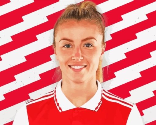 Leah Williamson English Football Player Diamond Painting