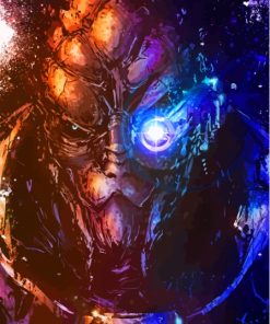 Mass Effect Garrus Vakarian Art Diamond Painting