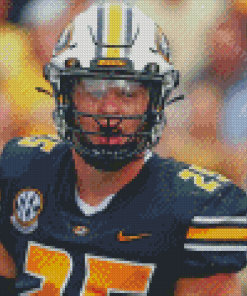 Missouri Tigers Player Diamond Painting