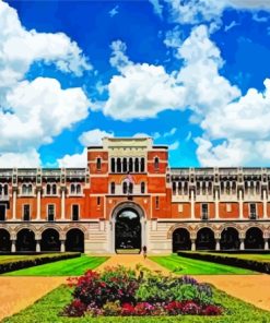 Rice University Building Diamond Painting