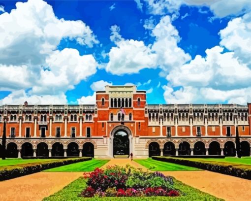 Rice University Building Diamond Painting