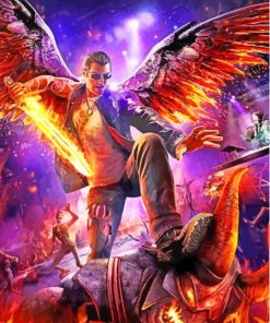 Saints Row Action Adventure Game Diamond Painting