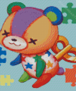 Video Game Animal Crossing Stitches Diamond Painting