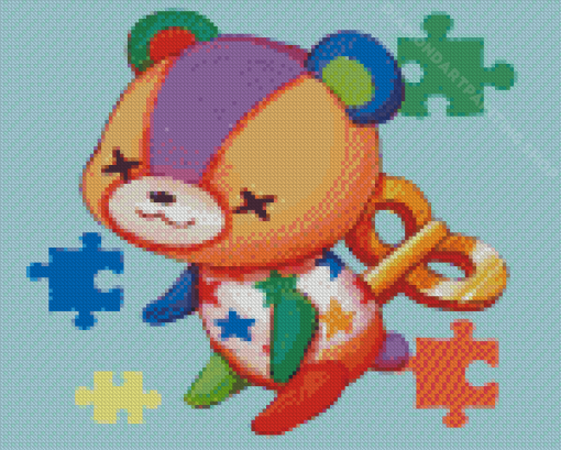 Video Game Animal Crossing Stitches Diamond Painting