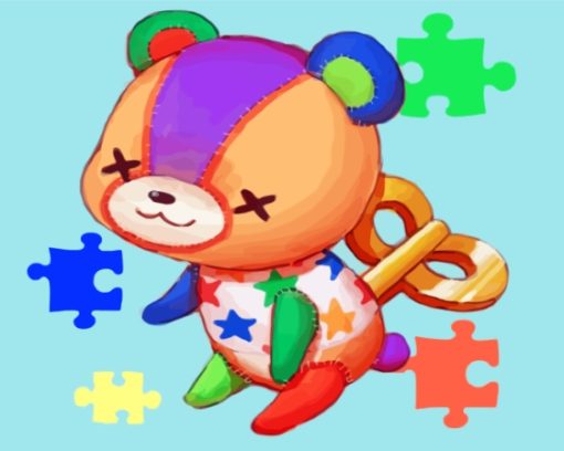 Video Game Animal Crossing Stitches Diamond Painting