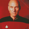 Aesthetic Captain Picard Diamond Painting